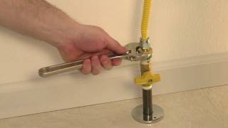 How to Install a BrassCraft® Gas Appliance Connector with an Excess Flow Valve