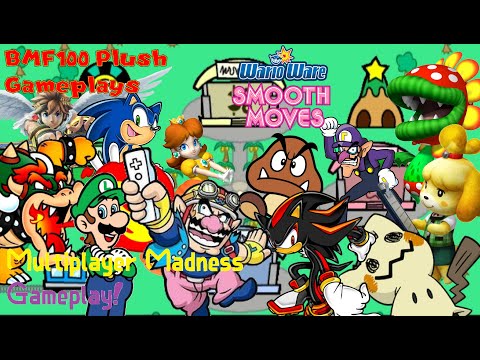 BMF100 Plush Gameplays: WarioWare: Smooth Moves Multiplayer Madness ...