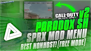 [BO2/1.19]♛Paradox.sh v2.0 Best Non Host Mod Menu +Download!♛[SPRX]