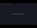 Middle of video