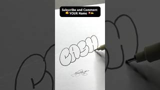 Athlete Statistics ✍🏻💥HOW TO DRAW BUBBLE LETTERS - Cash (Easy Tutorial)