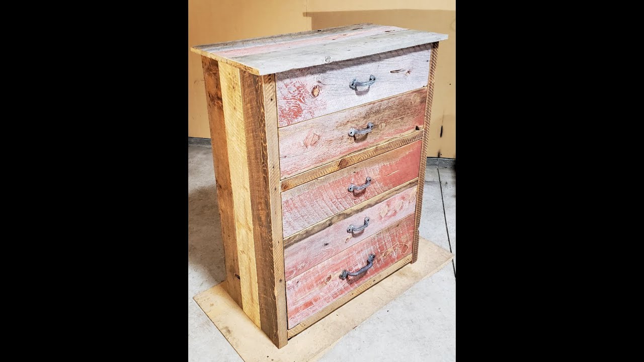 Barnwood Dresser Build Timelapse