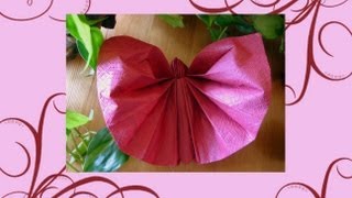 Origami ƸӜƷ Butterfly ƸӜƷ ( Napkin )