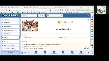 Từ vựng Unit 6- Global success 6