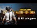 23 kill win game / PlayerUnknown's Battlegrounds