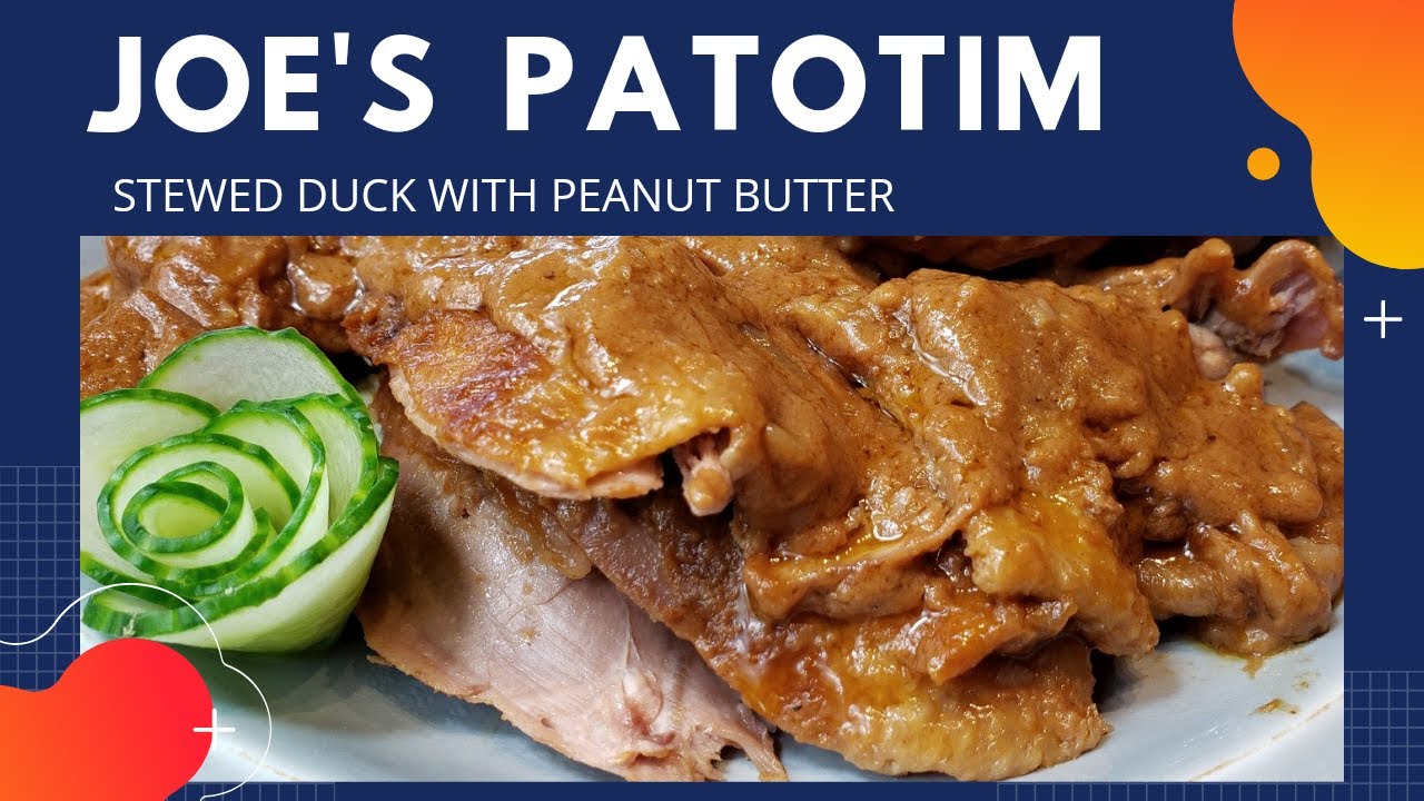 HOW TO COOK PATOTIM | STEWED DUCK WITH PEANUT BUTTER | bernee bee