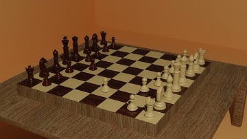 Chess animation in blender 3.4(fools checkmate)