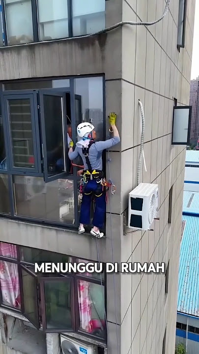 life-threatening job installing AC exhaust in high-rise buildings