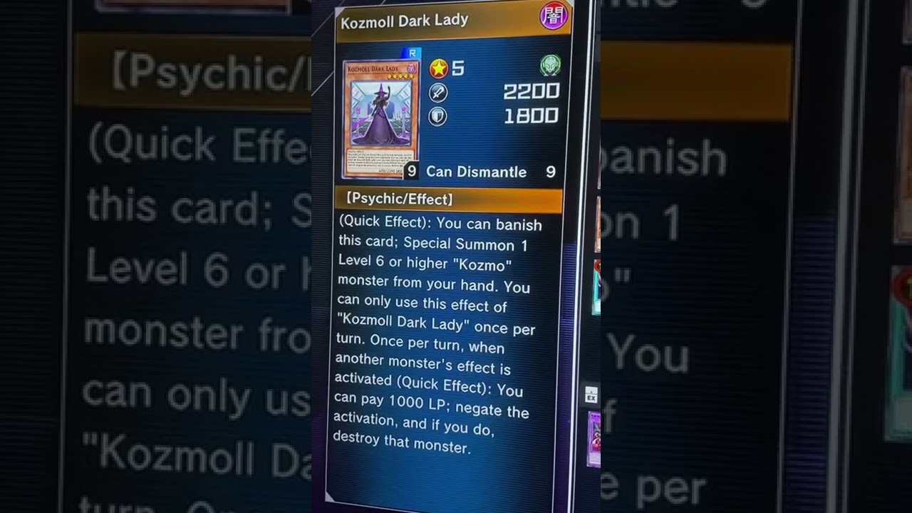 Kozmo danger deck list (yugioh master duel)