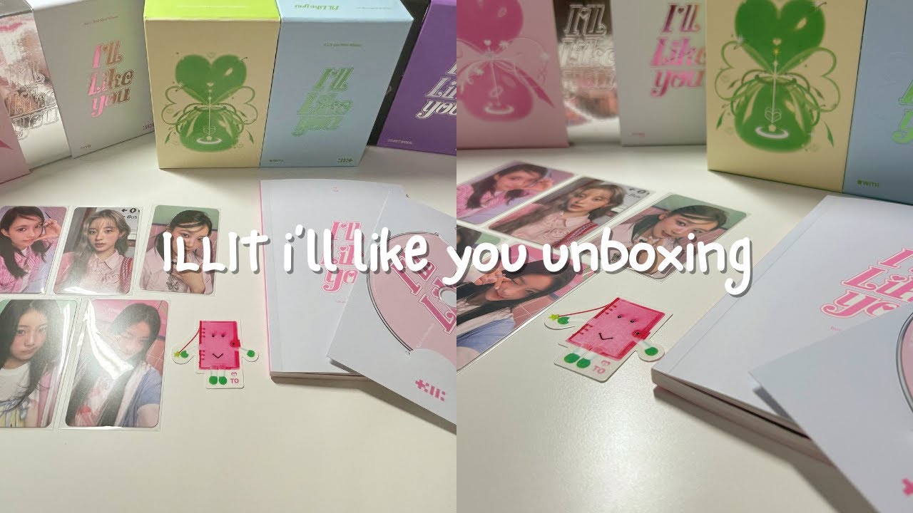 ILLIT 'I'll like you' mini album unboxingଓ ˚˖𓍢ִ໋❀