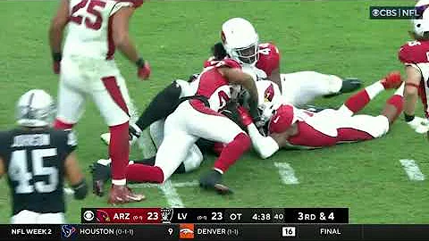 Hunter Renfrow fumbles twice in 3 plays