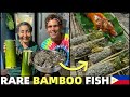 FILIPINO BAMBOO COOKING - Rare Davao River Fish... Philippines Unique Food!
