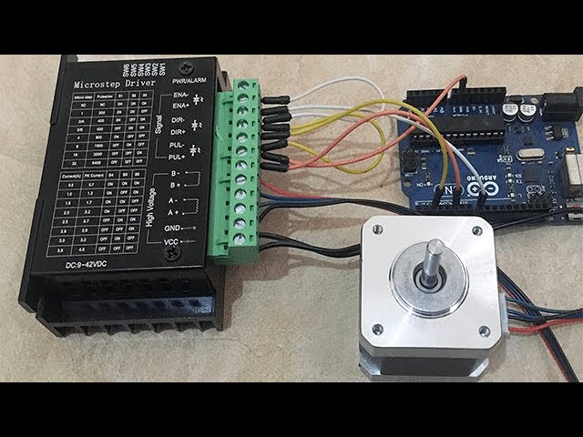 TB6600 Stepper Motor Driver with Arduino - YouTube