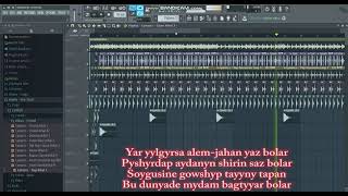 PREZIDENT AYDYMY   KALBYMDA SEN   KARAOKE   TEXT