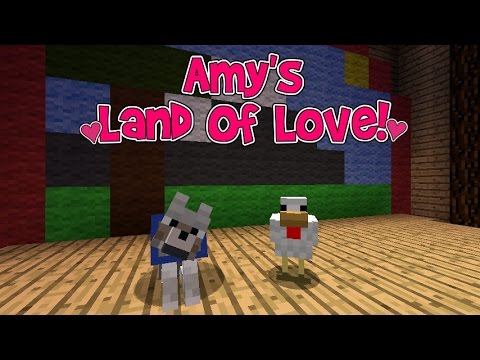 child friendly garden Amy's Land Of Love! Ep.148 THE DOG AND THE CHICKEN! | Minecraft | Amy Lee33