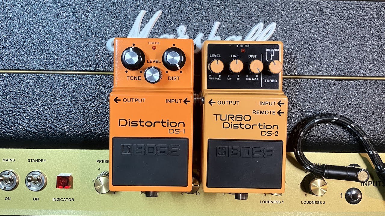 Distortion Mode NORMAL MODE - BOSS DS-1 Distortion vs BOSS DS-2 Turbo Distortion (Mode ...