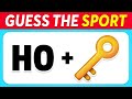 Guess the sport by emoji  emoji quiz