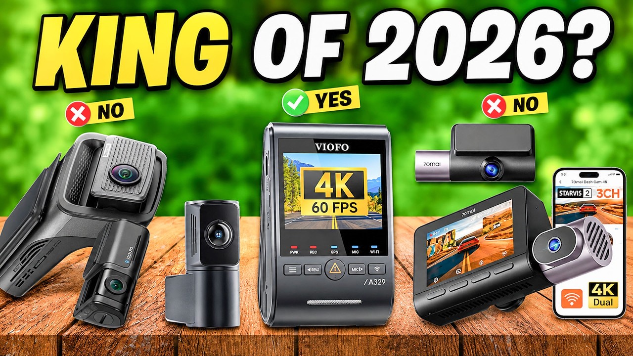 Best Dash Cam for Car 2026 🚗 Top 5 Dash Cameras (4K, Budget & Premium ...