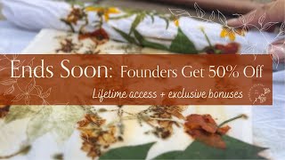 The Art of Botanical Printing – Founding Member Offer Ends Soon! Learn Eco Printing with Nature