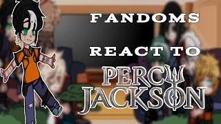 Fandoms React To Eachother || Percy Jackson || 3/4.5 || Gacha Club || GCRV ||