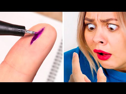 7 FUNNY DIY SCHOOL PRANKS || Easy Pranks For Back To School!