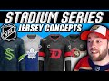 Reacting to NHL Stadium Series Jersey Concepts!