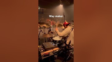 Way maker live drum cam #christiandrummer #drumcover #drums #churchworship