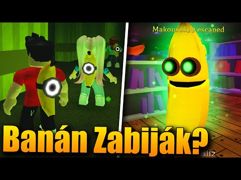 ŠÍLENÝ BANÁN NÁS CHCE S MAKKY SEŽRAT!??? Roblox Banana Eats w/@Makousek