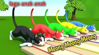 Lagu anak anak..kucingku telu Meong Meong Meong
