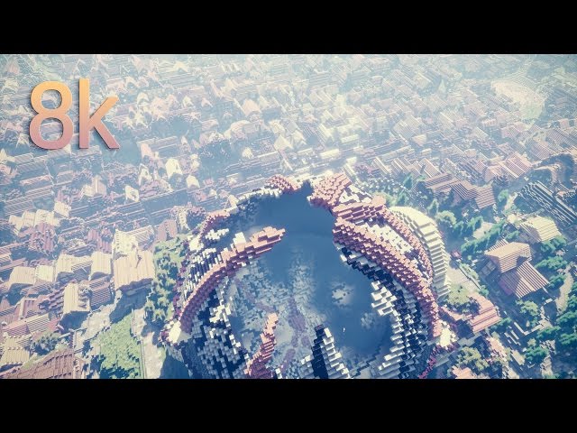 Minecraft a 8K y con físicas ultrarrealistas hará que te explote la cabeza  cuando lo veas en este vídeo