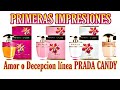 Perfumes PRADA CANDY  amor o decepción🤔 PRIMERAS IMPRESIONES.