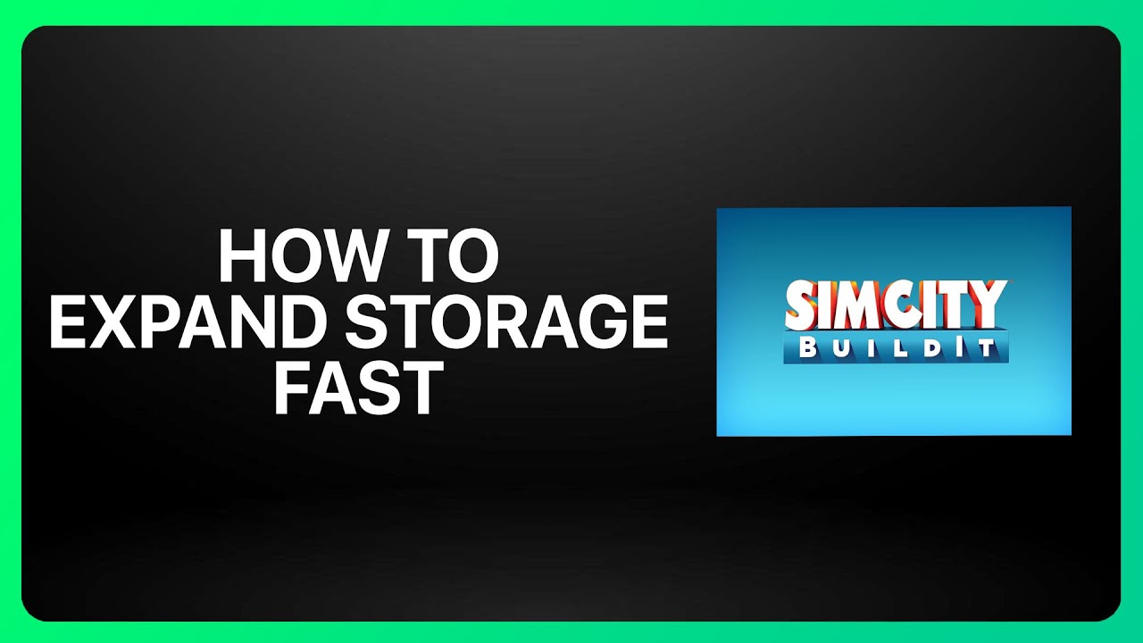 Как быстро расширить хранилище в SimCity BuildIt 2025! Обучающее видео