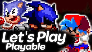 Vs Sonic.exe Let's Play Playable | Friday Night Funkin'