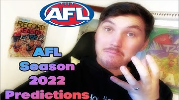 AFL Season Predictions | 2022 Season