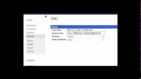 Bryant Stratton Admins - Course Copy Naming Assign Instructor