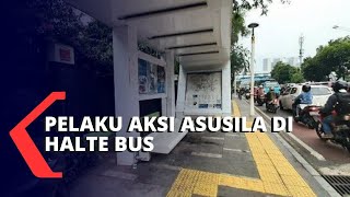 Pelaku Aksi Asusila di Halte Bus Ditangkap