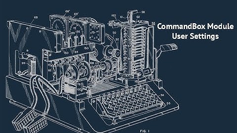 User Settings for CommandBox Modules and Custom Commands