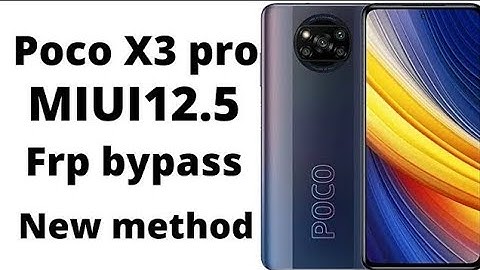 Poco X3 pro Frp google account remove MIUI12.5 |Poco X3 pro frp bypass|without pc
