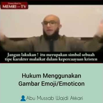 Hukum menggunakan gambar emoji atau emoticon