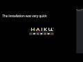 Installing haikuos