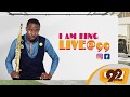 I Am King performs Saxophone cover of 'On The Low' #LiveAt99
