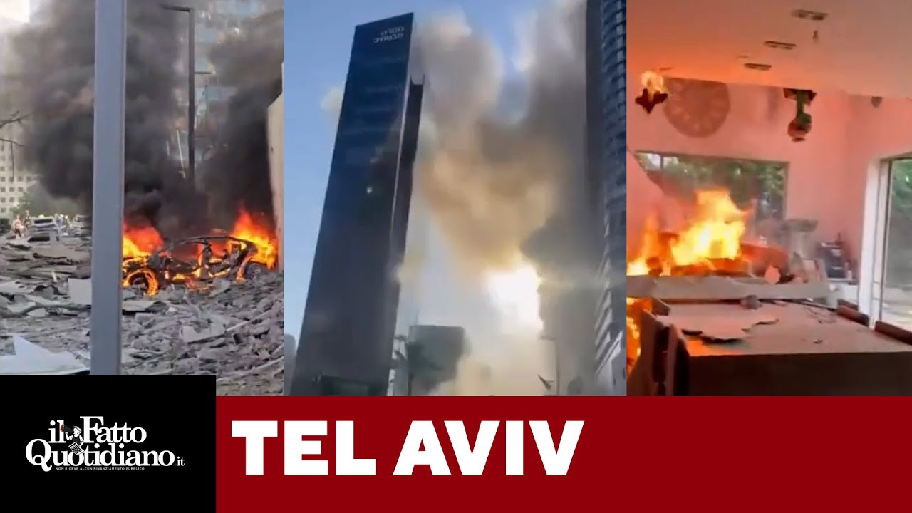 Tel Aviv alle prese con i bombardamenti