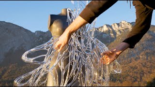 Iris van Herpen ~ Process film Glass Dress