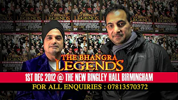 THE BHANGRA LEGENDS CONCERT - PARDESI - VIDEO MESSAGE