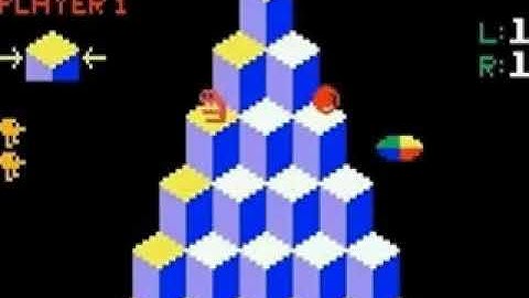 Q bert - Mattel Intellivision - Archive Gameplay 🎮