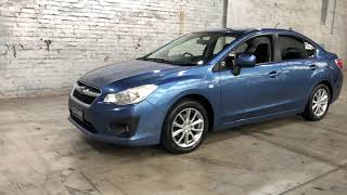 2014 Subaru Impreza G4 My14 2.0I Lineartronic Luxury Blue 6 Speed Constant Variable Sedan