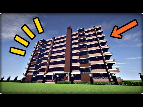 マインクラフト マンションを建築してみる マンションの作り方 Youtube