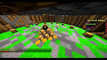 CubeCraft / HungerGames / Hacker (Kill Aura, AntiKnockBack and Speed Hacks) / burlee