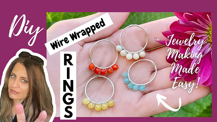 Wire Wrapped Rings! Beading Basics Jewelry Making ...