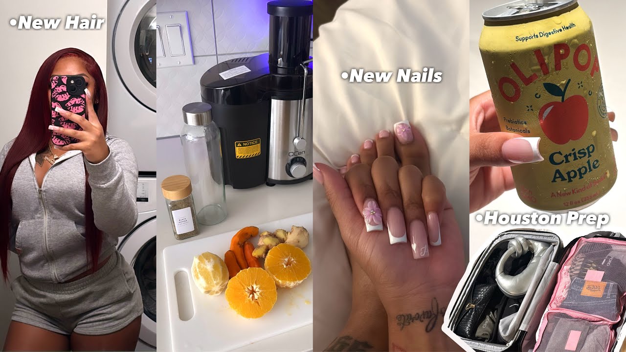 PREP FOR HOUSTON | SURPRISE RUINED, NEW HAIR, GETTING HIS INTIAL, TRY ON HAUL, BEACH DAY, & MORE